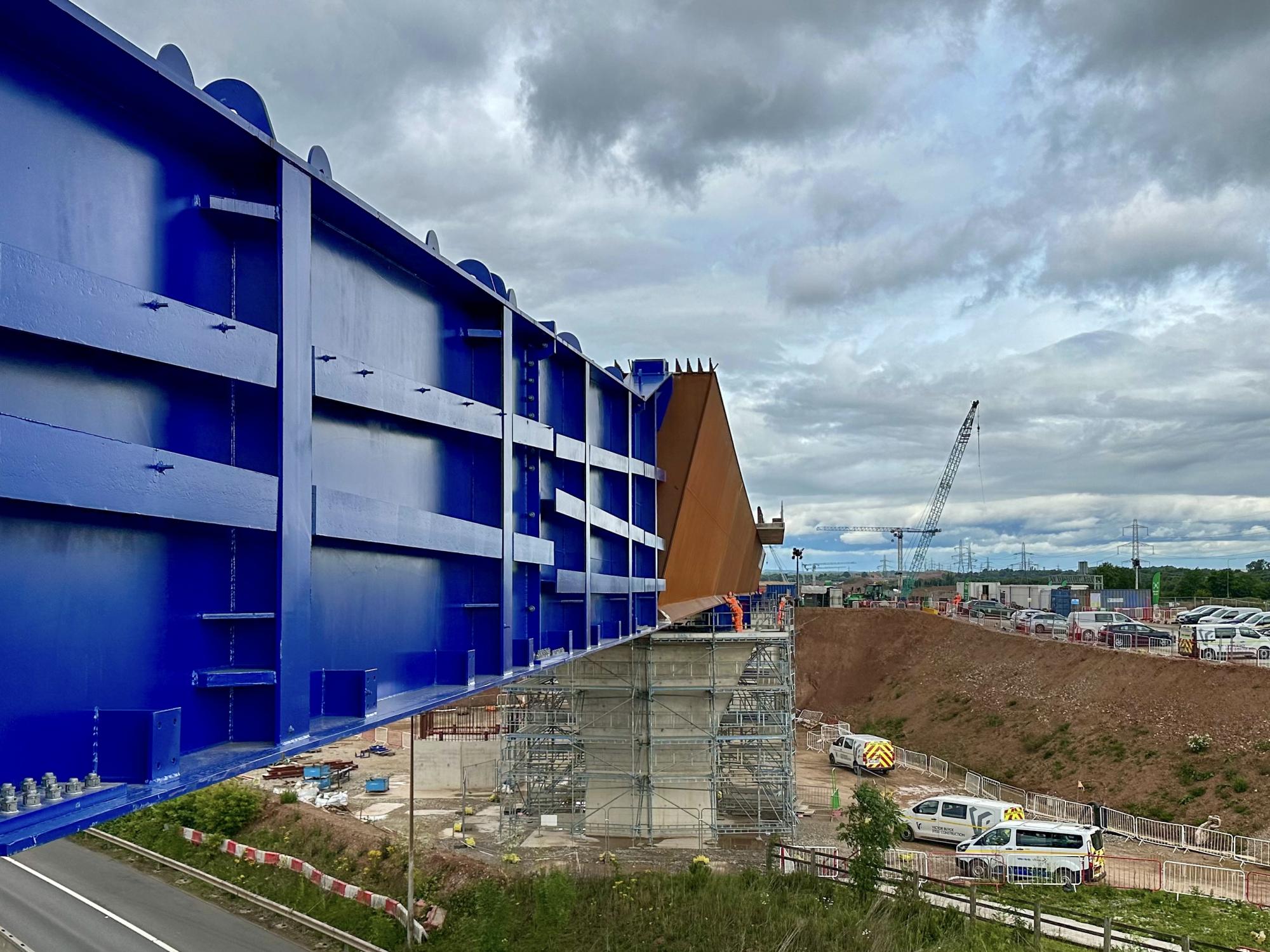 Victor Buyck Steel Construction M6 Motorway South Viaduct Launc
