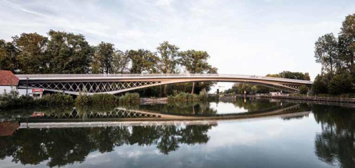 Victor Buyck Steel Construction Brigandsbrug Benelux Steel Bridge Awards