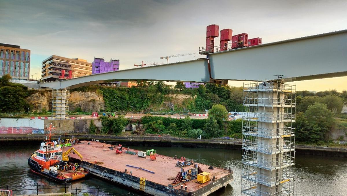 Victor Buyck Steel Construction New Wear Footbridge Sunderland