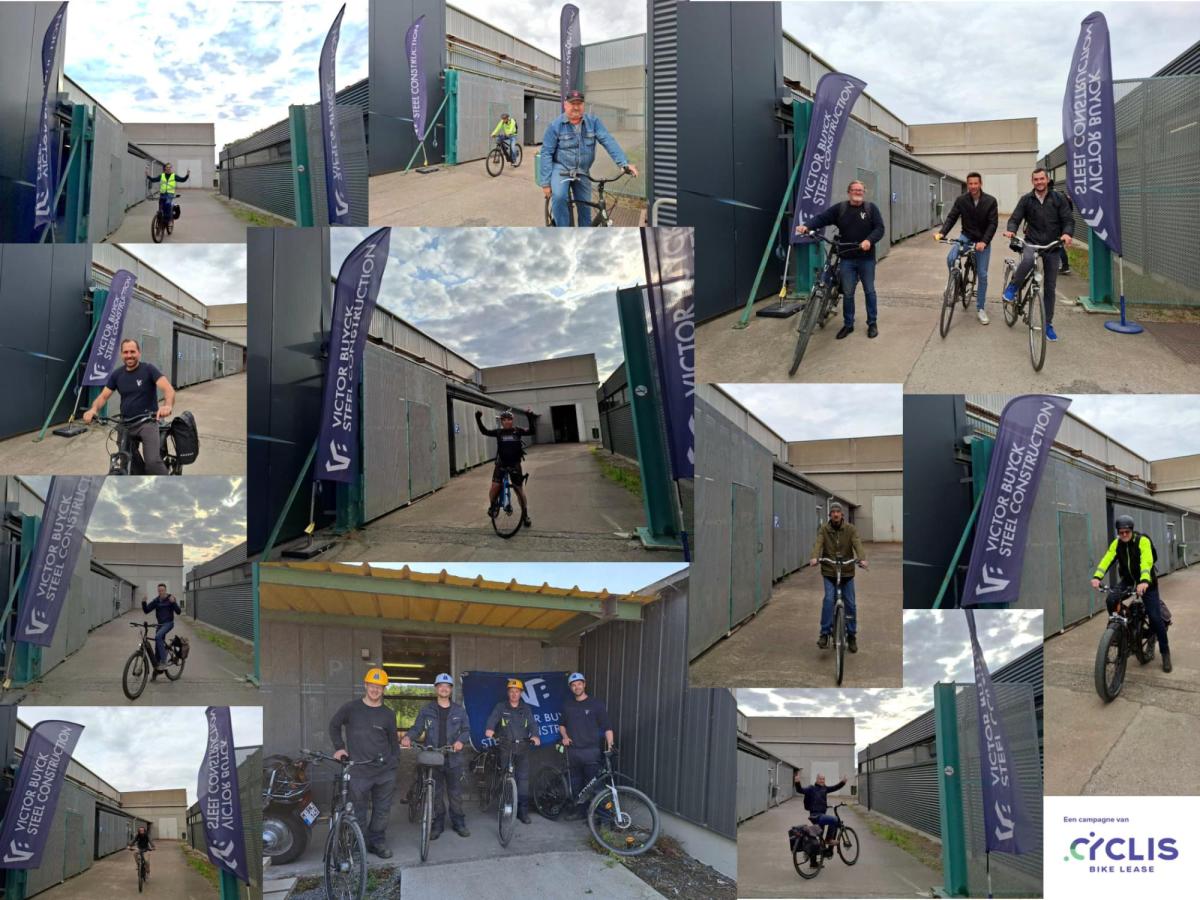 Victor Buyck Steel Construction Ik Fiets Naar Het Werk