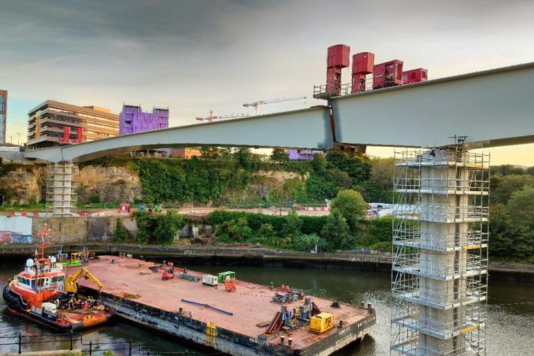 Victor Buyck Steel Construction New Wear Footbridge Sunderland