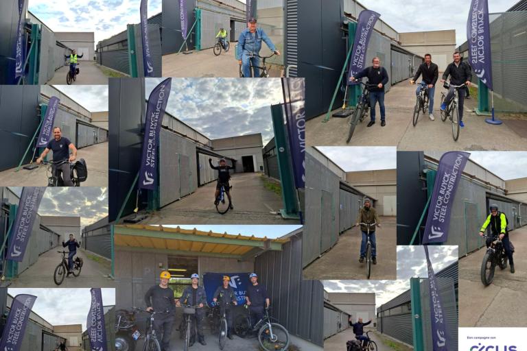 Victor Buyck Steel Construction Ik Fiets Naar Het Werk