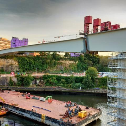 Victor Buyck Steel Construction New Wear Footbridge Sunderland