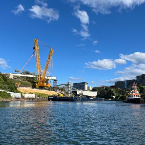 Victor Buyck Steel Construction New Wear Footbridge