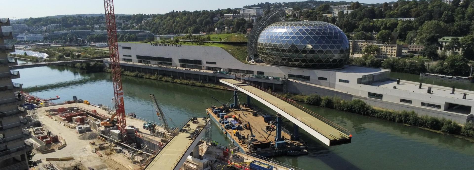 Victor Buyck Steel Construction Passerelle Ile Séguin