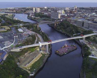 Victor Buyck Steel Construction New Wear Footbridge