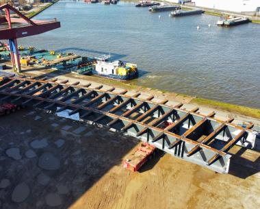 Victor Buyck Steel Construction Gull Wing Bridge Victor Buyck Steel Construction Gull Wing Bridge Lowestoft