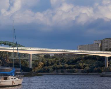 Victor Buyck Steel Construction New Wear Footbridge