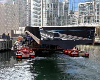 Victor Buyck Steel Construction Middle Dock Bridge
