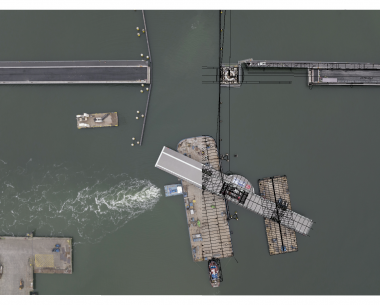 Victor Buyck Steel Construction Draaibrug Verbindingsdok Zeebrugge