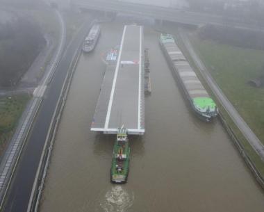 Victor Buyck Steel Construction Draaibrug Verbindingsdok Zeebrugge