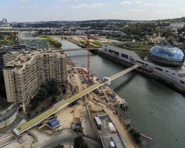 Victor Buyck Steel Construction Passerelle Ile Séguin