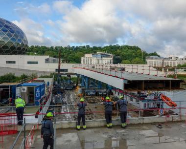 Victor Buyck Steel Construction Passerelle Ile Séguin