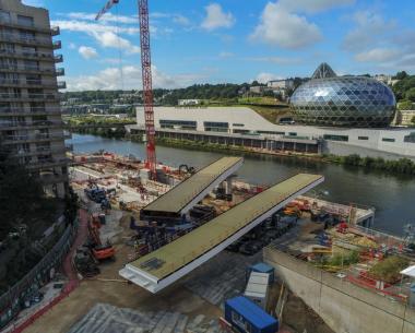 Victor Buyck Steel Construction Passerelle Ile Séguin