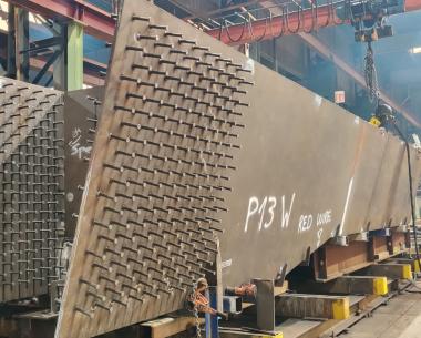 Victor Buyck Steel Construction HS2 Water Orton No. 1 Straddle Bents PSV Victor Buyck Steel Construction HS2 Water Orton No. 1 Straddle Bents PSV