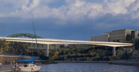 Victor Buyck Steel Construction New Wear Footbridge