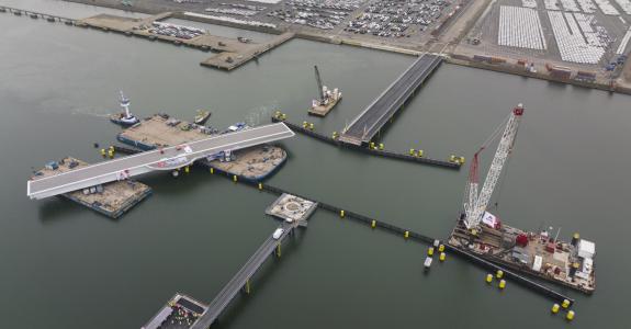 Victor Buyck Steel Construction Draaibrug Verbindingsdok Zeebrugge