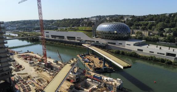 Victor Buyck Steel Construction Passerelle Ile Séguin